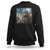 Funny Halloween Sweatshirt Bigfoot Selfie With Ghost Starry Night Art - Wonder Print Shop