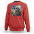 Funny Halloween Sweatshirt Bigfoot Selfie With Ghost Starry Night Art - Wonder Print Shop
