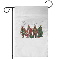 Bigfoot Christmas Cosplay Garden Flag Funny Holiday Gift - Wonder Print Shop