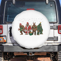Bigfoot Christmas Cosplay Spare Tire Cover Funny Holiday Gift - Wonder Print Shop