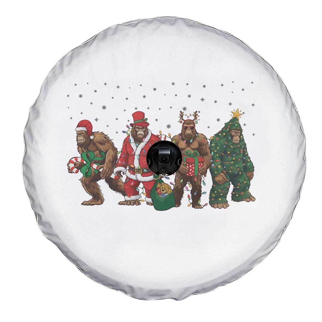Bigfoot Christmas Cosplay Spare Tire Cover Funny Holiday Gift - Wonder Print Shop
