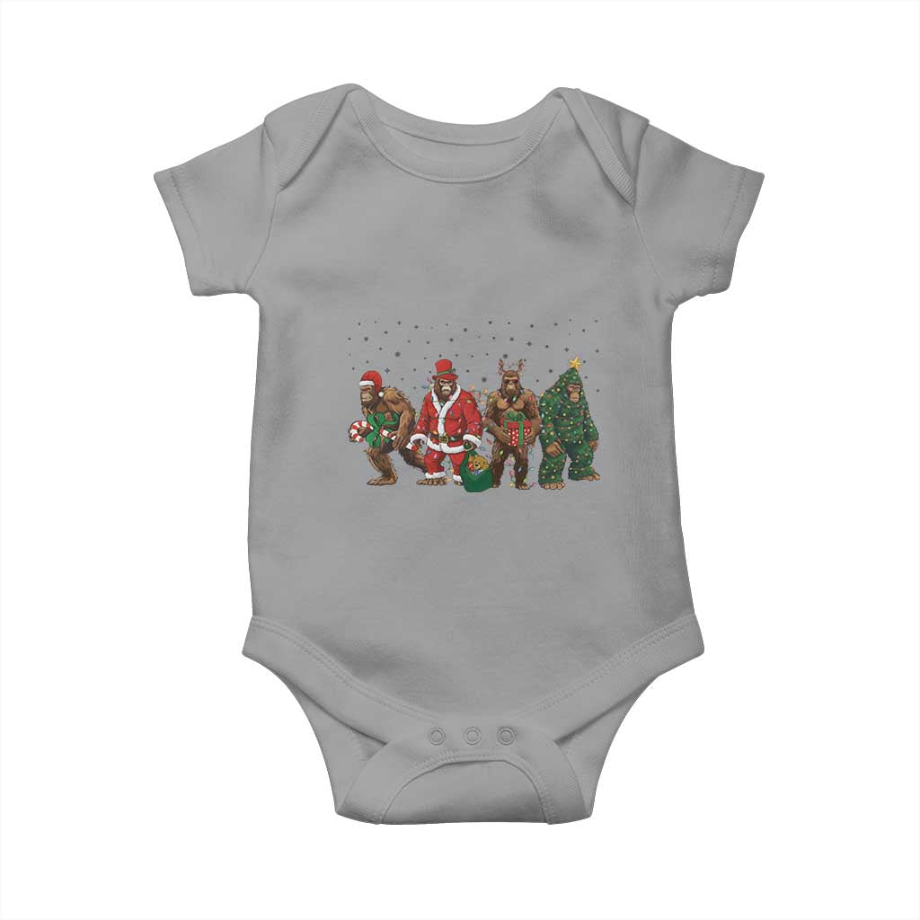 Bigfoot Christmas Cosplay Baby Onesie Funny Holiday Gift - Wonder Print Shop