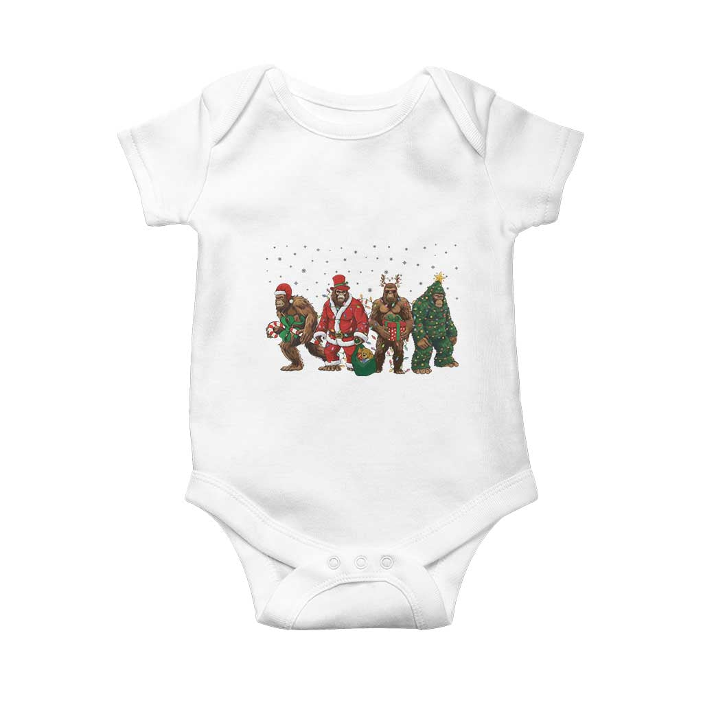 Bigfoot Christmas Cosplay Baby Onesie Funny Holiday Gift - Wonder Print Shop