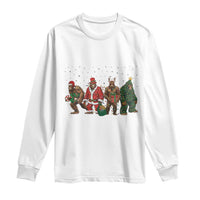 Bigfoot Christmas Cosplay Long Sleeve Shirt Funny Holiday Gift - Wonder Print Shop