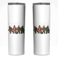 Bigfoot Christmas Cosplay Skinny Tumbler Funny Holiday Gift