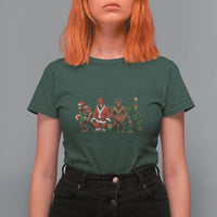Bigfoot Christmas Cosplay T Shirt For Women Funny Holiday Gift - Wonder Print Shop