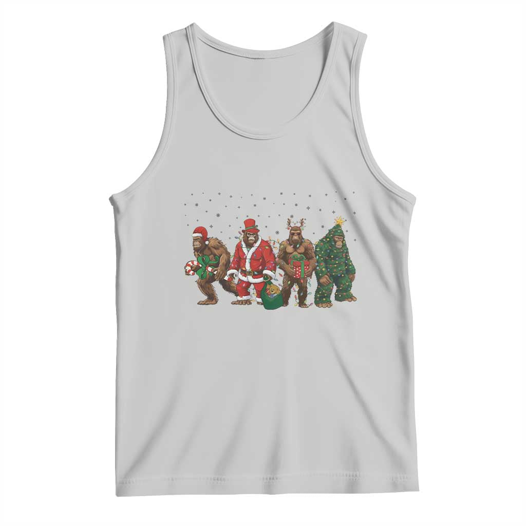 Bigfoot Christmas Cosplay Tank Top Funny Holiday Gift - Wonder Print Shop