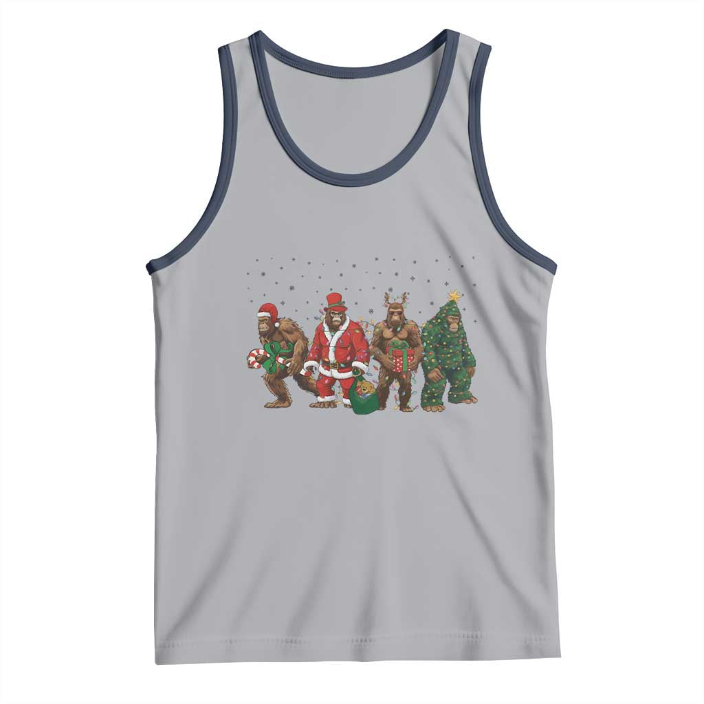 Bigfoot Christmas Cosplay Tank Top Funny Holiday Gift - Wonder Print Shop