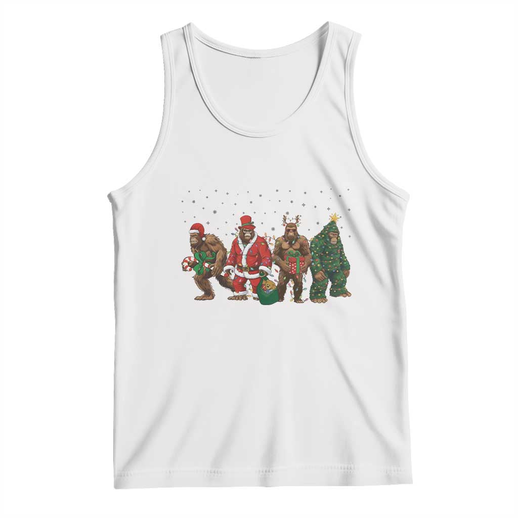 Bigfoot Christmas Cosplay Tank Top Funny Holiday Gift - Wonder Print Shop