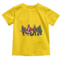 Bigfoot Christmas Cosplay Toddler T Shirt Funny Holiday Gift - Wonder Print Shop