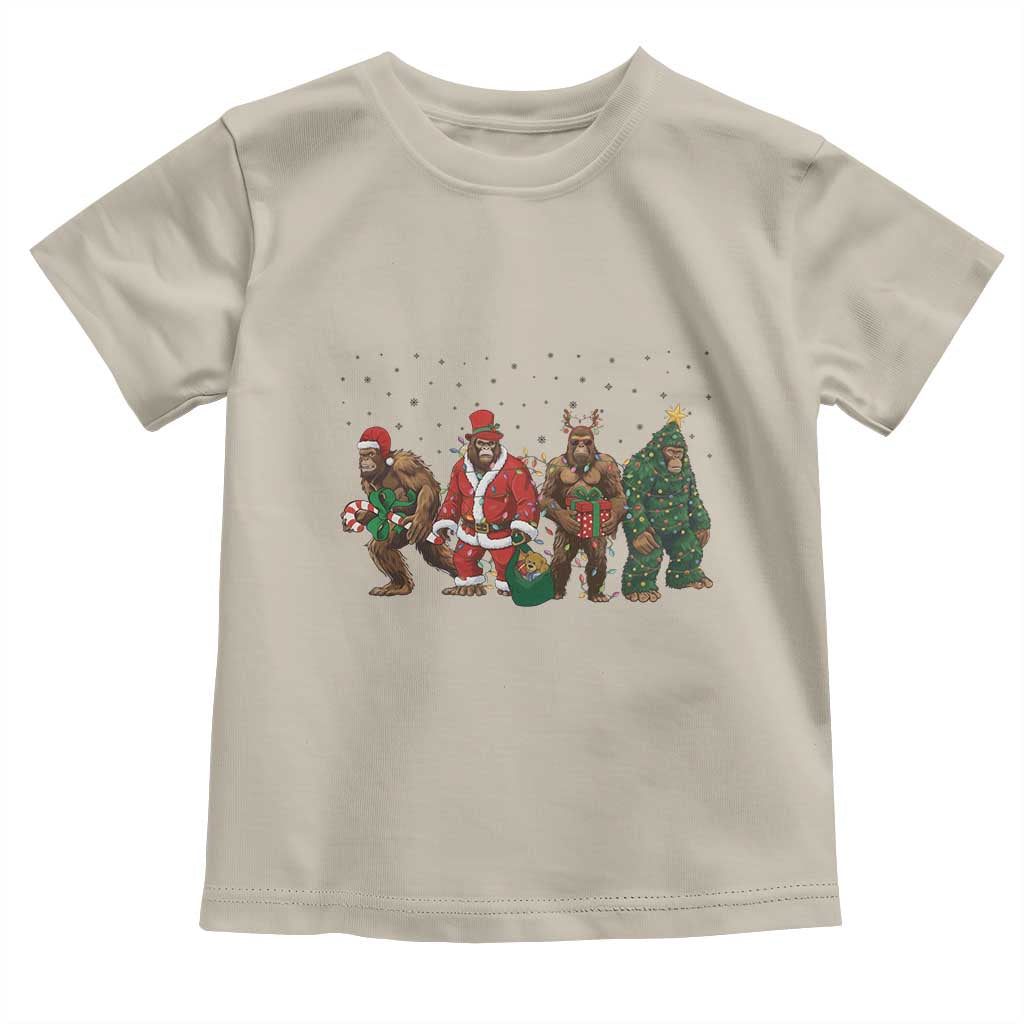 Bigfoot Christmas Cosplay Toddler T Shirt Funny Holiday Gift - Wonder Print Shop
