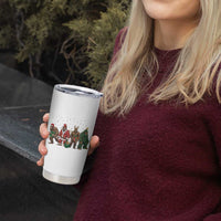 Bigfoot Christmas Cosplay Tumbler Cup Funny Holiday Gift
