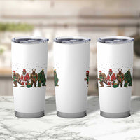 Bigfoot Christmas Cosplay Tumbler Cup Funny Holiday Gift