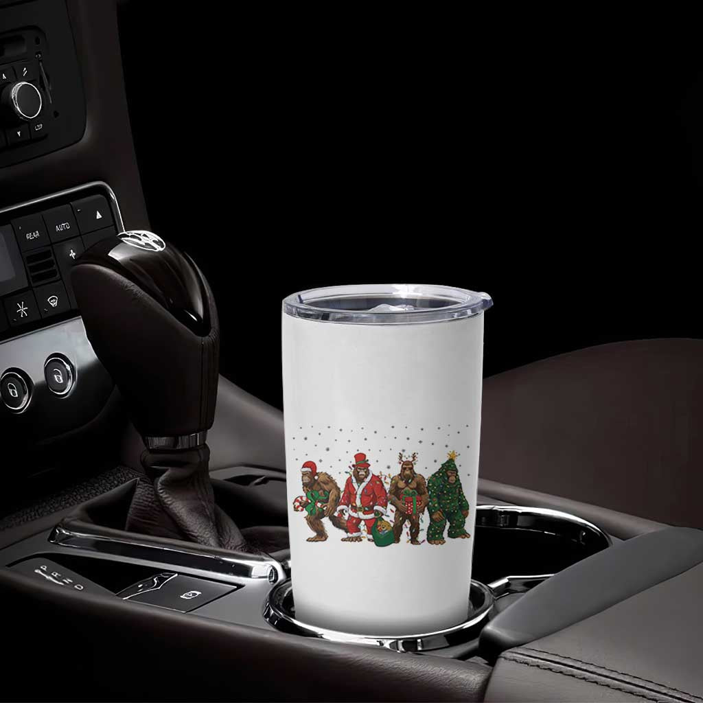 Bigfoot Christmas Cosplay Tumbler Cup Funny Holiday Gift