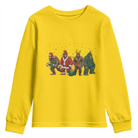 Bigfoot Christmas Cosplay Youth Sweatshirt Funny Holiday Gift - Wonder Print Shop