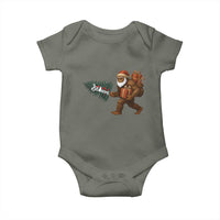Believe Bigfoot Christmas Baby Onesie Sasquatch Holiday Gift - Wonder Print Shop