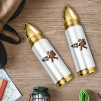 Believe Bigfoot Christmas Bullet Tumbler Sasquatch Holiday Gift