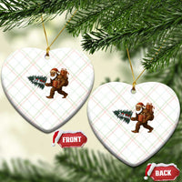 Believe Bigfoot Xmas Ceramic Ornament Sasquatch Holiday Gift - Wonder Print Shop