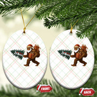 Believe Bigfoot Xmas Ceramic Ornament Sasquatch Holiday Gift - Wonder Print Shop