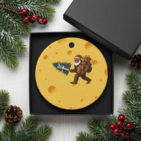 Believe Bigfoot Xmas Ceramic Ornament Sasquatch Holiday Gift - Wonder Print Shop