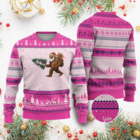 Believe Bigfoot Xmas Ugly Christmas Sweater Sasquatch Holiday Gift - Wonder Print Shop