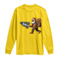 Believe Bigfoot Christmas Long Sleeve Shirt Sasquatch Holiday Gift - Wonder Print Shop