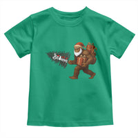 Believe Bigfoot Christmas Toddler T Shirt Sasquatch Holiday Gift - Wonder Print Shop