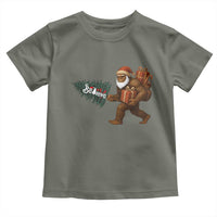 Believe Bigfoot Christmas Toddler T Shirt Sasquatch Holiday Gift - Wonder Print Shop