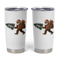 Believe Bigfoot Christmas Tumbler Cup Sasquatch Holiday Gift