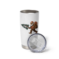 Believe Bigfoot Christmas Tumbler Cup Sasquatch Holiday Gift