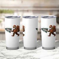 Believe Bigfoot Christmas Tumbler Cup Sasquatch Holiday Gift