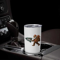 Believe Bigfoot Christmas Tumbler Cup Sasquatch Holiday Gift