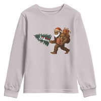 Believe Bigfoot Christmas Youth Sweatshirt Sasquatch Holiday Gift - Wonder Print Shop