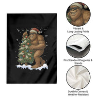 Funny Christmas Garden Flag Bigfoot Decorating Xmas Tree Gift - Wonder Print Shop