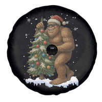 Funny Christmas Spare Tire Cover Bigfoot Decorating Xmas Tree Gift - Wonder Print Shop