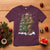 Funny Christmas T Shirt Bigfoot Decorating Xmas Tree Gift - Wonder Print Shop