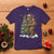 Funny Christmas T Shirt Bigfoot Decorating Xmas Tree Gift - Wonder Print Shop