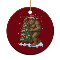 Funny Xmas Ceramic Ornament Bigfoot Decorating Xmas Tree Gift - Wonder Print Shop