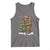Funny Christmas Tank Top Bigfoot Decorating Xmas Tree Gift - Wonder Print Shop