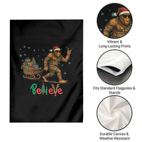 Bigfoot Christmas Garden Flag Believe Funny Holiday Gift - Wonder Print Shop