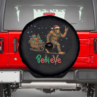 Bigfoot Christmas Spare Tire Cover Believe Funny Holiday Gift - Wonder Print Shop