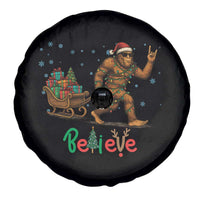 Bigfoot Christmas Spare Tire Cover Believe Funny Holiday Gift - Wonder Print Shop