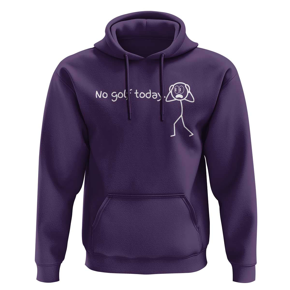 No Golf Today Hoodie Funny Sport Lovers Gift - Wonder Print Shop