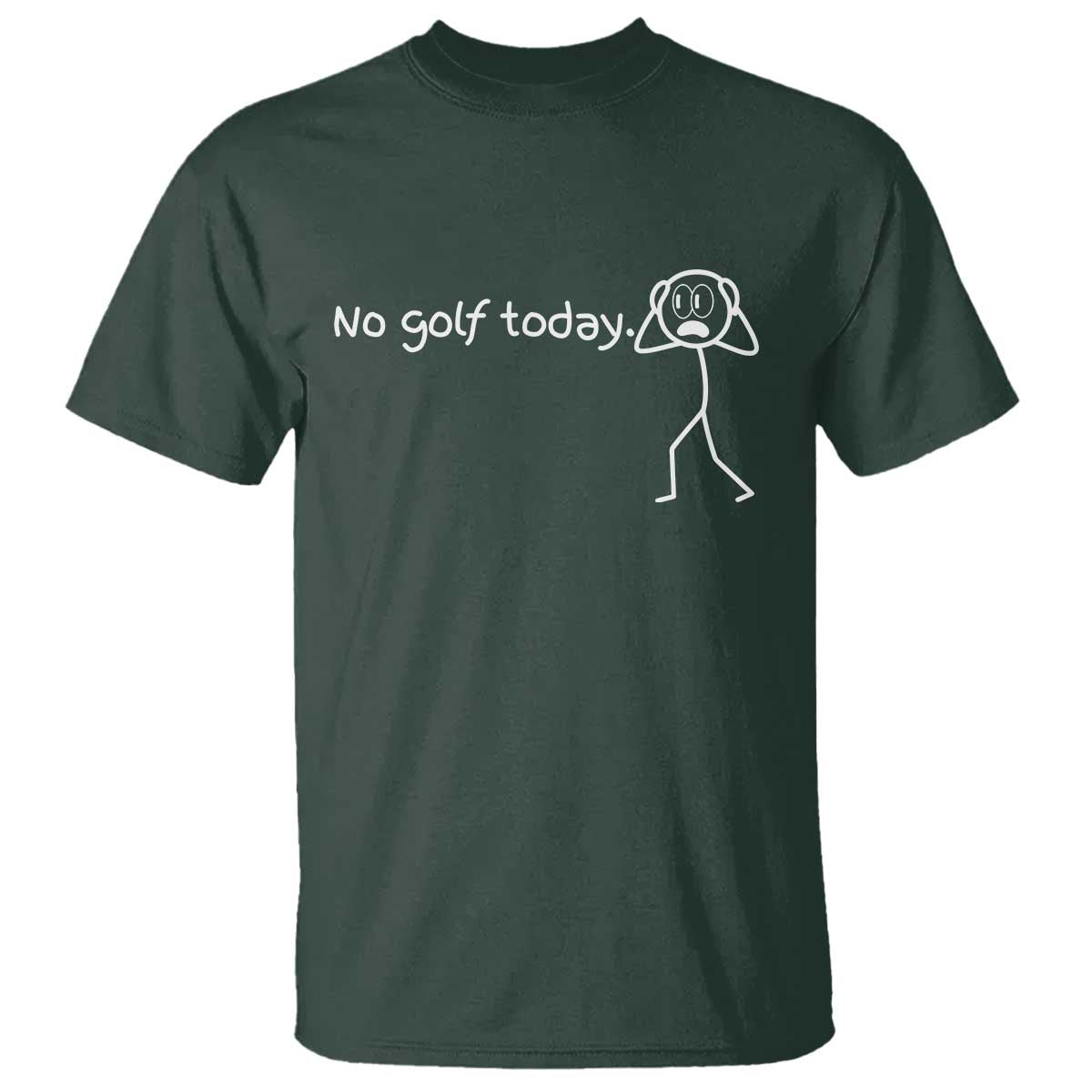 No Golf Today T Shirt Funny Sport Lovers Gift - Wonder Print Shop