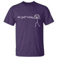 No Golf Today T Shirt Funny Sport Lovers Gift - Wonder Print Shop
