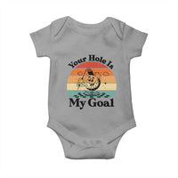 Your Hole Is My Goal Baby Onesie Funny Golf Gift - Wonder Print Shop