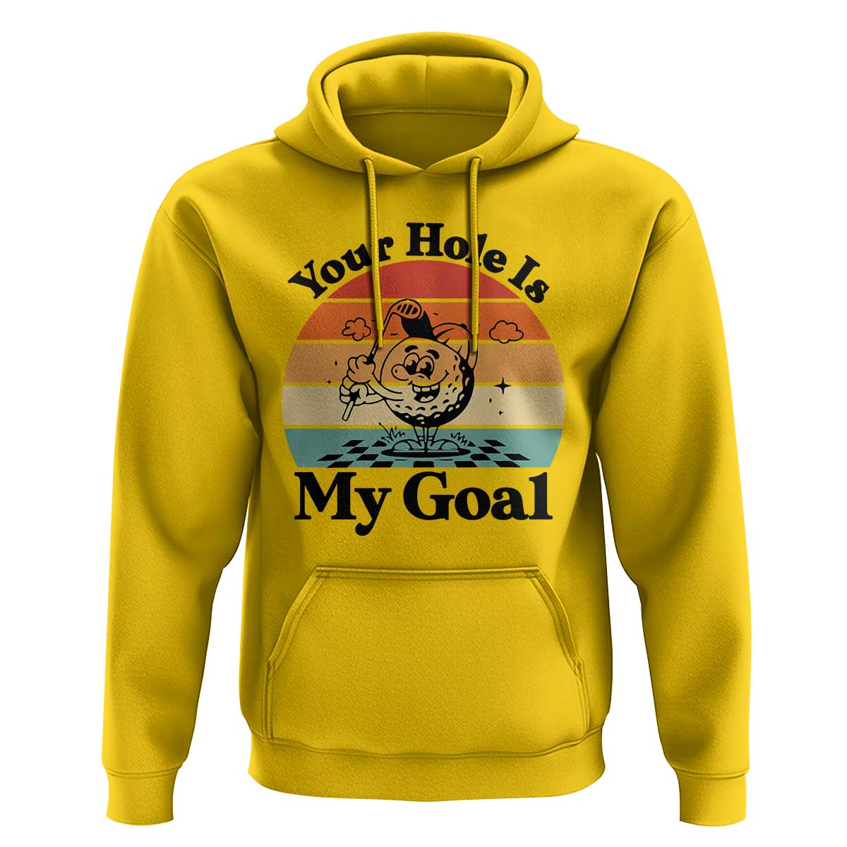 Your Hole Is My Goal Hoodie Funny Golf Gift - Wonder Print Shop