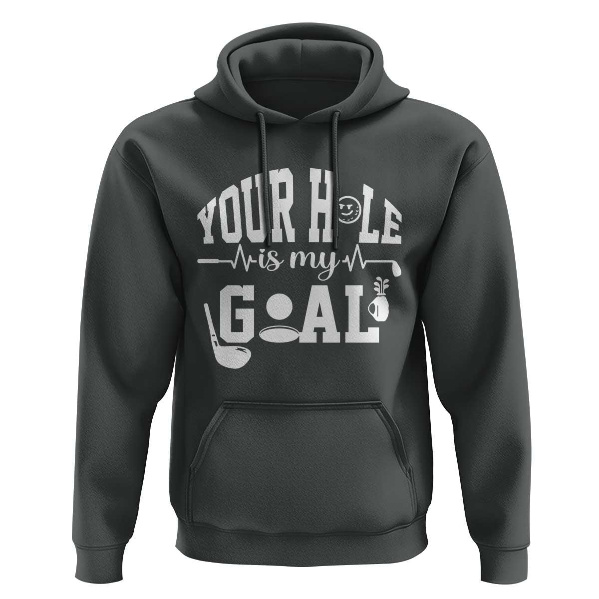 Funny Golf Quote Hoodie Your Hole Is My Goal - Wonder Print Shop