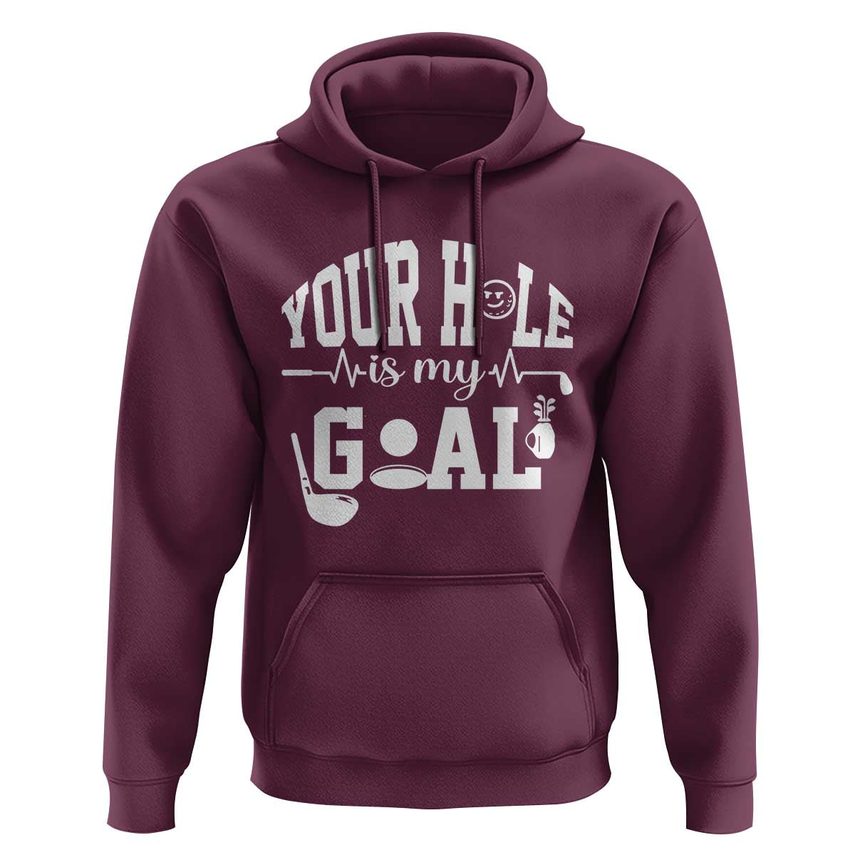 Funny Golf Quote Hoodie Your Hole Is My Goal - Wonder Print Shop