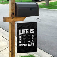 Life Is Full Of Important Choices Garden Flag Golf Lover Gift - Wonder Print Shop